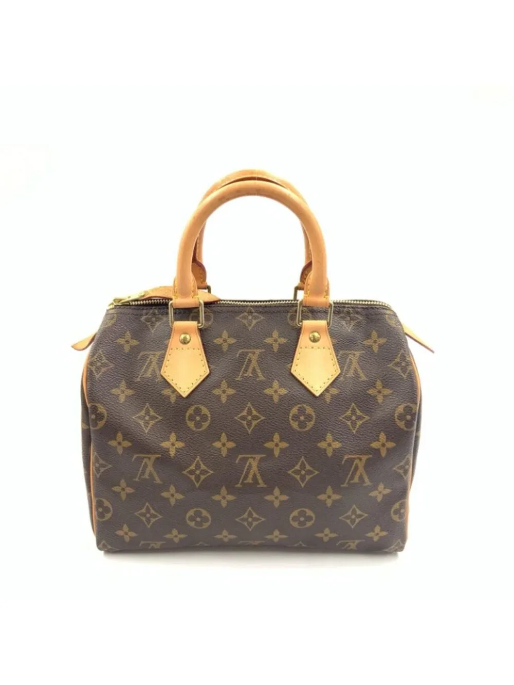Louis Vuitton Monogram Speedy 25 Handbag Brown